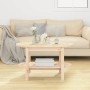 Mesa de centro de madera maciza de pino 80x45x45 cm de vidaXL, Mesas de centro - Ref: Foro24-822292, Precio: 69,70 €, Descuen...