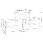 Jardinera de madera de pino maciza marrón miel 178,5x44x75 cm de vidaXL, Maceteros y jardineras - Ref: Foro24-822250, Precio:...