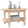 Mesa de centro de madera maciza de pino 80x45x45 cm de vidaXL, Mesas de centro - Ref: Foro24-822292, Precio: 68,69 €, Descuen...