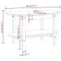 Mesa de centro de madera maciza de pino 80x45x45 cm de vidaXL, Mesas de centro - Ref: Foro24-822292, Precio: 69,70 €, Descuen...