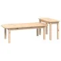 Juego de mesas de centro 2 piezas madera maciza de pino de vidaXL, Mesas de centro - Ref: Foro24-822362, Precio: 89,42 €, Des...