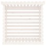 Leñero de madera maciza de pino blanco 108x73x108 cm de vidaXL, Accesorios para bolsas y soportes de leña - Ref: Foro24-82222...