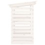 Leñero de madera maciza de pino blanco 108x73x108 cm de vidaXL, Accesorios para bolsas y soportes de leña - Ref: Foro24-82222...
