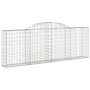 Cestas de gaviones 17 uds forma arco hierro 300x30x100/120 cm de vidaXL, Maceteros y jardineras - Ref: Foro24-3146534, Precio...