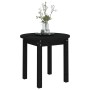 Mesa de centro madera maciza de pino negro Ø 45x40 cm de vidaXL, Mesas de centro - Ref: Foro24-822336, Precio: 32,11 €, Descu...