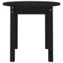 Mesa de centro madera maciza de pino negro Ø 45x40 cm de vidaXL, Mesas de centro - Ref: Foro24-822336, Precio: 32,11 €, Descu...
