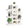 Soporte para plantas madera maciza pino blanco 85x25x109,5 cm de vidaXL, Soportes para macetas - Ref: Foro24-822088, Precio: ...