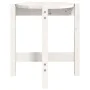 Solid white pine wood coffee table Ø42.5x45 cm by vidaXL, Coffee table - Ref: Foro24-822313, Price: 26,38 €, Discount: %