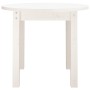 Mesa de centro de madera maciza de pino blanco Ø 55x45 cm de vidaXL, Mesas de centro - Ref: Foro24-822328, Precio: 47,48 €, D...