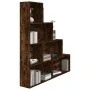 Estantería color roble ahumado 155x24x160 cm de vidaXL, Librerías y estanterías - Ref: Foro24-815360, Precio: 75,17 €, Descue...