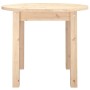 Mesa de centro de madera maciza de pino Ø 55x45 cm de vidaXL, Mesas de centro - Ref: Foro24-822327, Precio: 41,42 €, Descuent...