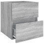 Mueble de lavabo madera de ingeniería gris Sonoma 41x38,5x45 cm de vidaXL, Muebles de baño - Ref: Foro24-815646, Precio: 46,2...