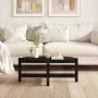 Solid black pine wood coffee table 87x48x35 cm by vidaXL, Coffee table - Ref: Foro24-822326, Price: 36,91 €, Discount: %