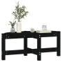 Solid black pine wood coffee table 87x48x35 cm by vidaXL, Coffee table - Ref: Foro24-822326, Price: 36,91 €, Discount: %