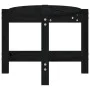 Solid black pine wood coffee table 87x48x35 cm by vidaXL, Coffee table - Ref: Foro24-822326, Price: 36,91 €, Discount: %