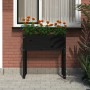 Jardinera madera maciza de pino negro 78x40x81 cm de vidaXL, Maceteros y jardineras - Ref: Foro24-822136, Precio: 80,36 €, De...