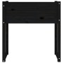 Jardinera madera maciza de pino negro 78x40x81 cm de vidaXL, Maceteros y jardineras - Ref: Foro24-822136, Precio: 80,36 €, De...