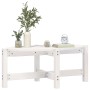 Mesa de centro de madera maciza de pino blanco 87x48x35 cm de vidaXL, Mesas de centro - Ref: Foro24-822323, Precio: 38,95 €, ...