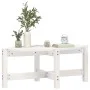 Solid white pine wood coffee table 87x48x35 cm by vidaXL, Coffee table - Ref: Foro24-822323, Price: 38,60 €, Discount: %