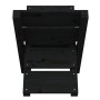 Soporte de leña madera maciza de pino negro 47x39,5x48 cm de vidaXL, Accesorios para bolsas y soportes de leña - Ref: Foro24-...