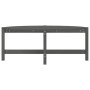 Mesa de centro de madera maciza de pino gris 118x63x45 cm de vidaXL, Mesas de centro - Ref: Foro24-822319, Precio: 51,95 €, D...