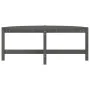 Mesa de centro de madera maciza de pino gris 118x63x45 cm de vidaXL, Mesas de centro - Ref: Foro24-822319, Precio: 51,95 €, D...