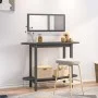 Mesa consola de madera maciza de pino gris 110x40x80 cm de vidaXL, Mesas de centro - Ref: Foro24-822299, Precio: 57,41 €, Des...