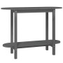 Mesa consola de madera maciza de pino gris 110x40x80 cm de vidaXL, Mesas de centro - Ref: Foro24-822299, Precio: 57,41 €, Des...