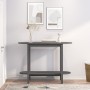 Mesa consola de madera maciza de pino gris 110x40x80 cm de vidaXL, Mesas de centro - Ref: Foro24-822299, Precio: 57,41 €, Des...