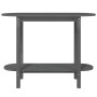 Mesa consola de madera maciza de pino gris 110x40x80 cm de vidaXL, Mesas de centro - Ref: Foro24-822299, Precio: 57,41 €, Des...