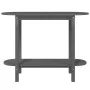 Mesa consola de madera maciza de pino gris 110x40x80 cm de vidaXL, Mesas de centro - Ref: Foro24-822299, Precio: 57,41 €, Des...