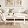 Mesa de centro de madera maciza de pino blanco 118x63x45 cm de vidaXL, Mesas de centro - Ref: Foro24-822318, Precio: 54,63 €,...