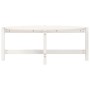 Mesa de centro de madera maciza de pino blanco 118x63x45 cm de vidaXL, Mesas de centro - Ref: Foro24-822318, Precio: 55,13 €,...