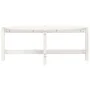 Mesa de centro de madera maciza de pino blanco 118x63x45 cm de vidaXL, Mesas de centro - Ref: Foro24-822318, Precio: 54,63 €,...
