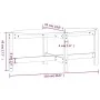Mesa de centro de madera maciza de pino blanco 118x63x45 cm de vidaXL, Mesas de centro - Ref: Foro24-822318, Precio: 54,63 €,...