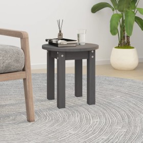 Mesa de centro de madera maciza de pino gris Ø35x35 cm de vidaXL, Mesas de centro - Ref: Foro24-822339, Precio: 29,60 €, Desc...