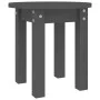 Mesa de centro de madera maciza de pino gris Ø35x35 cm de vidaXL, Mesas de centro - Ref: Foro24-822339, Precio: 29,20 €, Desc...