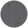 Mesa de centro de madera maciza de pino gris Ø35x35 cm de vidaXL, Mesas de centro - Ref: Foro24-822339, Precio: 29,20 €, Desc...