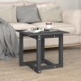 Mesa de centro de madera maciza de pino gris 50x50x45 cm de vidaXL, Mesas de centro - Ref: Foro24-822174, Precio: 34,17 €, De...