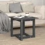 Mesa de centro de madera maciza de pino gris 50x50x45 cm de vidaXL, Mesas de centro - Ref: Foro24-822174, Precio: 34,17 €, De...