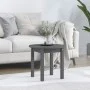 Mesa de centro de madera maciza de pino gris Ø 45x40 cm de vidaXL, Mesas de centro - Ref: Foro24-822334, Precio: 37,49 €, Des...