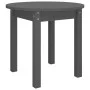 Mesa de centro de madera maciza de pino gris Ø 45x40 cm de vidaXL, Mesas de centro - Ref: Foro24-822334, Precio: 37,49 €, Des...