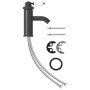 Grifo para lavabo de baño gris 130x180 mm de vidaXL, Grifos - Ref: Foro24-149073, Precio: 30,64 €, Descuento: %