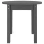 Mesa de centro de madera maciza de pino gris Ø 45x40 cm de vidaXL, Mesas de centro - Ref: Foro24-822334, Precio: 37,49 €, Des...