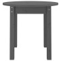 Mesa de centro de madera maciza de pino gris Ø 45x40 cm de vidaXL, Mesas de centro - Ref: Foro24-822334, Precio: 37,96 €, Des...