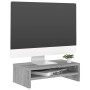 Soporte de monitor madera contrachapada gris Sonoma 42x24x13 cm de vidaXL, Muebles TV - Ref: Foro24-815268, Precio: 18,63 €, ...