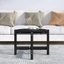 Couchtisch aus massivem schwarzem Kiefernholz, 62,5 x 45 cm von vidaXL, Couchtisch - Ref: Foro24-822306, Preis: 37,44 €, Raba...