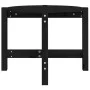 Solid black pine wood coffee table 62.5x45 cm by vidaXL, Coffee table - Ref: Foro24-822306, Price: 37,44 €, Discount: %