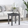 Mesa de centro de madera maciza de pino gris Ø 55x45 cm de vidaXL, Mesas de centro - Ref: Foro24-822329, Precio: 46,29 €, Des...
