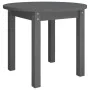 Mesa de centro de madera maciza de pino gris Ø 55x45 cm de vidaXL, Mesas de centro - Ref: Foro24-822329, Precio: 45,73 €, Des...